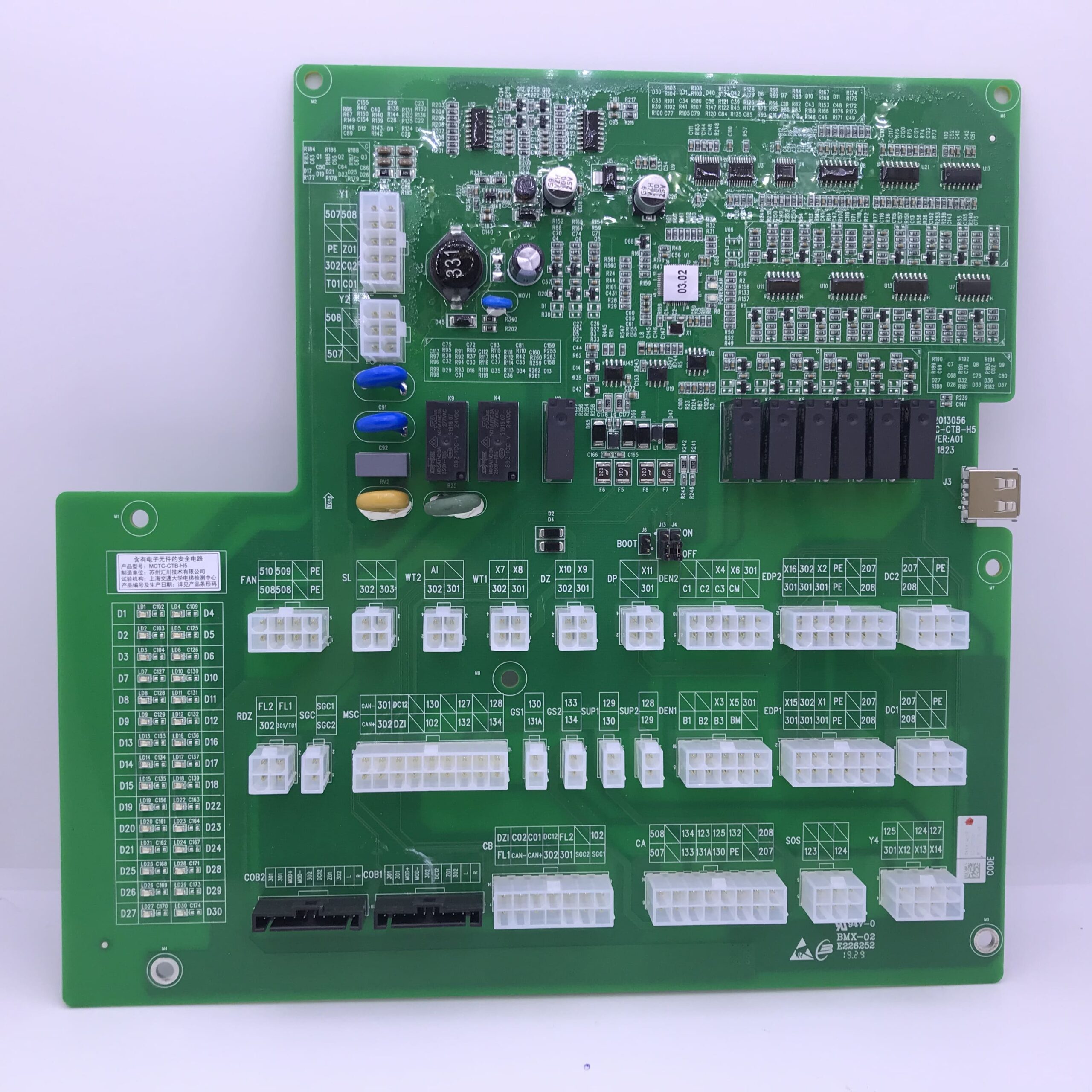 Tarjeta Repuesto Caja de conexión sobre cabina MCTC-CTB-H5 Monarch